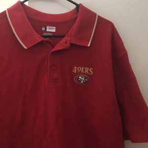 NFL (San Francisco 49ers) - Red Team Apparel Polo